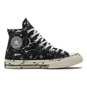 Chuck 70 High “Archive Paint Splatter – Nero”