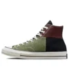 Chuck 70 High “Crafted Patchwork – Verde Trolled/Marrone Terra”