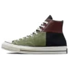 Chuck 70 High “Crafted Patchwork – Verde Trolled/Marrone Terra”