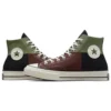 Chuck 70 High “Crafted Patchwork – Verde Trolled/Marrone Terra”