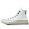 Chuck 70 High in pelle “Bianco Beige”