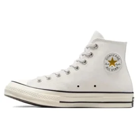 Chuck 70 High in pelle scamosciata “Pale Putty”