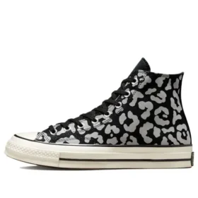 Chuck 70 High “Stampa leopardata – Nero”