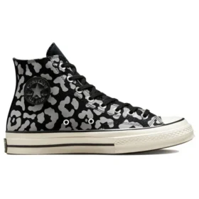 Chuck 70 High “Stampa leopardata – Nero”