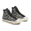 Chuck 70 High “Stampa leopardata – Nero”