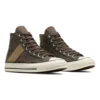 Chuck 70 Leather Overlay High “Engine Smoke”