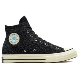 Chuck 70 Suede High “Colore stagionale – Nero”