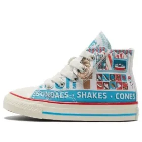 Chuck Taylor All Star anni ’70 “Bianco Blu Rosso”