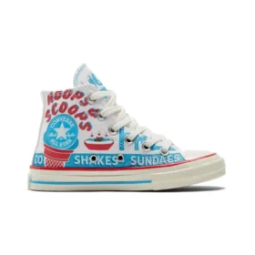 Chuck Taylor All Star anni ’70 “Bianco Blu Rosso”