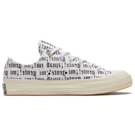 Chuck Taylor All Star anni ’70 “Bianco Nero Arancione”