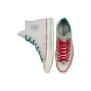 Chuck Taylor All Star anni ’70 “Bianco Verde Acqua Rosso”