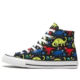 Chuck Taylor All Star Big Dinosaur Nero Multicolore