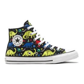 Chuck Taylor All Star Big Dinosaur Nero Multicolore