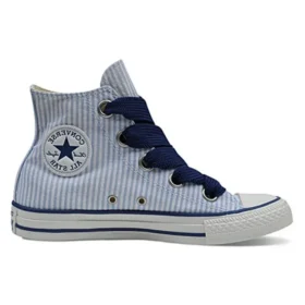 Chuck Taylor All Star Big Eyelet Seersucker “Blue”