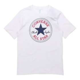 Chuck Taylor All Star Classic a maniche corte con collo rotondo “Bianco”