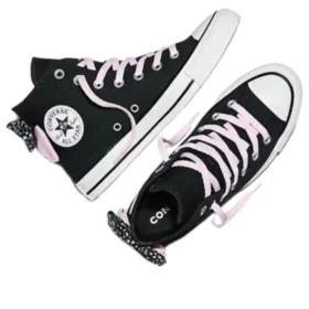 Chuck Taylor All Star con fiocco floreale “Black Vintage”