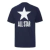 Chuck Taylor All Star con logo alfabetico a maniche corte “Blu”