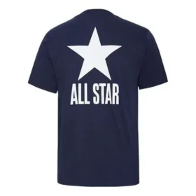 Chuck Taylor All Star con logo alfabetico a maniche corte “Blu”
