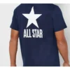 Chuck Taylor All Star con logo alfabetico a maniche corte “Blu”