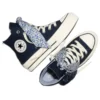 Chuck Taylor All Star con plateau e fiocco “Obsidian Blue”