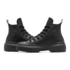 Chuck Taylor All Star con suola a tacchetti e plateau in pelle “Nero”