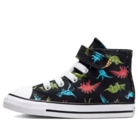 Chuck Taylor All Star Easy-On Dinosaurs High Top “Nero”