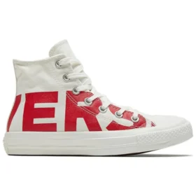 Chuck Taylor All Star Hi Top LOGO “Bianco Rosso”