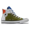 Chuck Taylor All Star High “Bianco Verde Rosso Giallo”