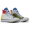 Chuck Taylor All Star High “Bianco Verde Rosso Giallo”