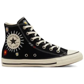 Chuck Taylor All Star High “Daisy Embroidery – Nero”