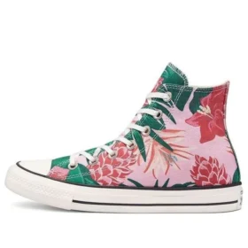 Chuck Taylor All Star High “Jungle Scene – Stampa floreale rosa”