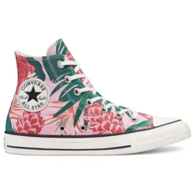 Chuck Taylor All Star High “Jungle Scene – Stampa floreale rosa”