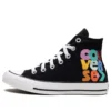 Chuck Taylor All Star High “Smiley Floral Print – Nero”