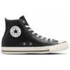 Chuck Taylor All Star High Top in pelle verde oliva “Black”