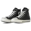 Chuck Taylor All Star High Top in pelle verde oliva “Black”