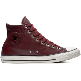 Chuck Taylor All Star in pelle, modello alto “Red White”
