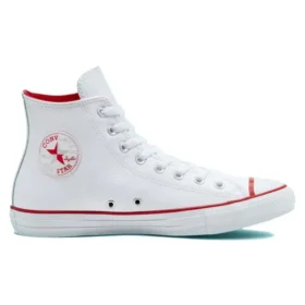 Chuck Taylor All Star in pelle “Rosso Bianco”