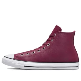 Chuck Taylor All Star in pelle “Wine Red”