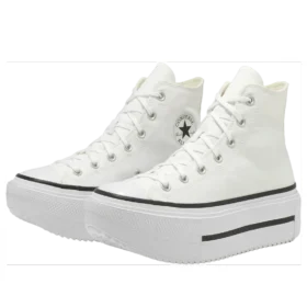 Chuck Taylor All Star Lift Double Stack Hi “Bianco Nero”