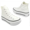 Chuck Taylor All Star Lift Double Stack Hi “Bianco Nero”