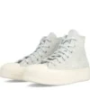 Chuck Taylor All Star Lift Platform Crochet “Grigio Bianco”