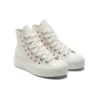 Chuck Taylor All Star Lift Platform High “Cuori ricamati – Bianco”
