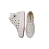 Chuck Taylor All Star Lift Platform High “Cuori ricamati – Bianco”