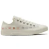 Chuck Taylor All Star Low “Ricamo floreale – Egret”