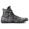 Chuck Taylor All Star Luxe Leather “Nero Grigio Argento”