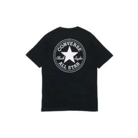 Chuck Taylor All Star Maglietta sportiva a maniche corte con stampa logo e collo rotondo “Nero”