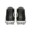 Chuck Taylor All Star Mission-V in pelle, modello alto, suola con motivo a onde, nero e bianco “Black White”