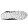 Chuck Taylor All Star Mission-V in pelle, modello alto, suola con motivo a onde, nero e bianco “Black White”