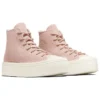 Chuck Taylor All Star Modern Lift Platform in pelle scamosciata “Pink”