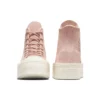 Chuck Taylor All Star Modern Lift Platform in pelle scamosciata “Pink”